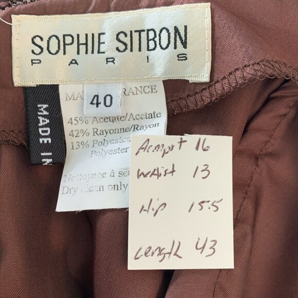 VTG Sophie Sitbon Paris Tailored Tweed Blazer Dress Set Sz 8 Old Money 50s 60s - Picture 4 of 13